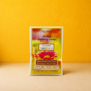 Herbal Cranberry Orange Tea Bags (CAFFEINE FREE)