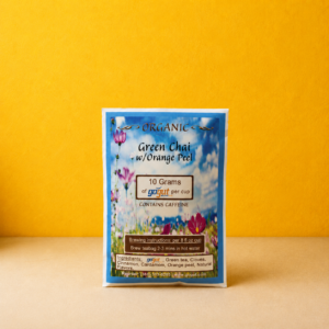 Green Chai w/ Orange Peel Tea Bags (CAFFINATED)